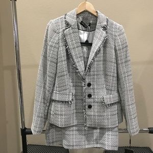 NWT Black & White Karl Lagerfeld Jacket & Skirt